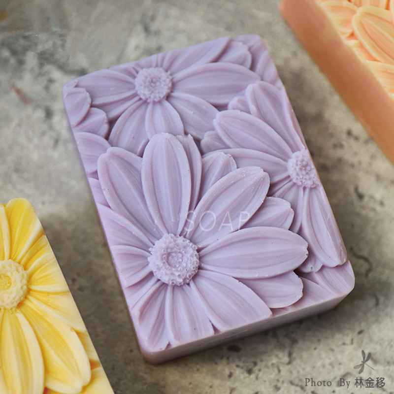 Soap Making Activity - Najnowszy!! !3d elegancka słonecznikowa forma do