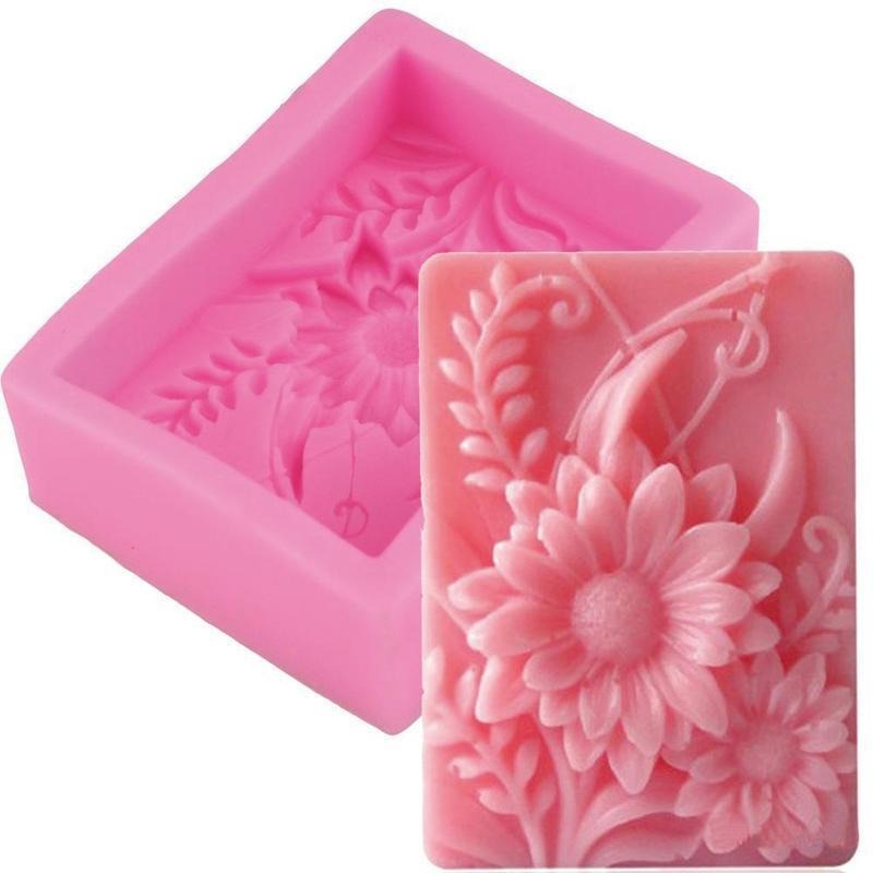 Soap Making Experiment - 1 szt. Forma silikonowa 3D kwadratowa