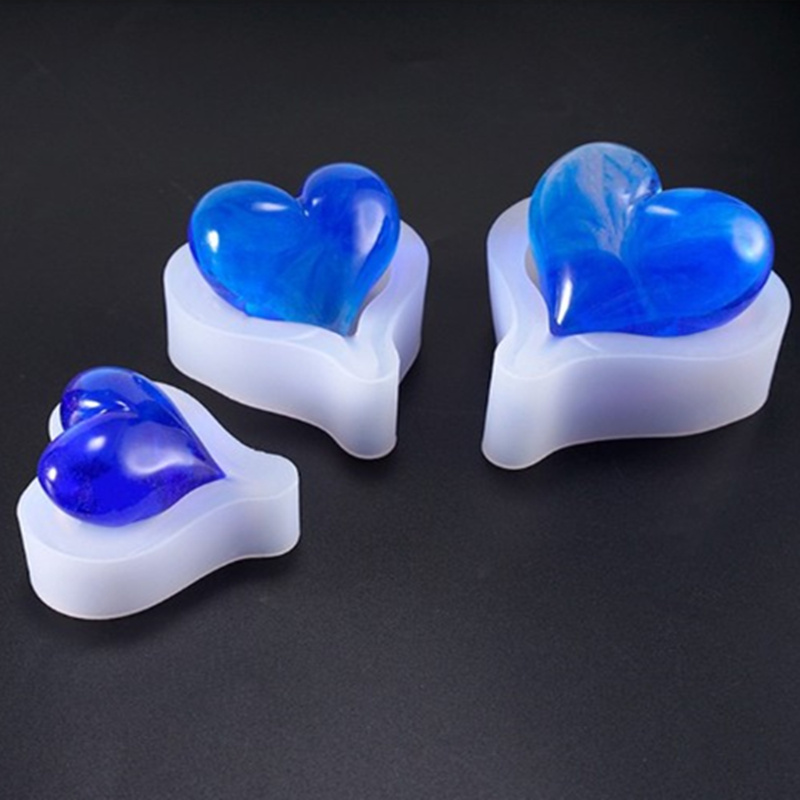 Soap Making Business - 1 sztuk 3D kształt serca silikonowe