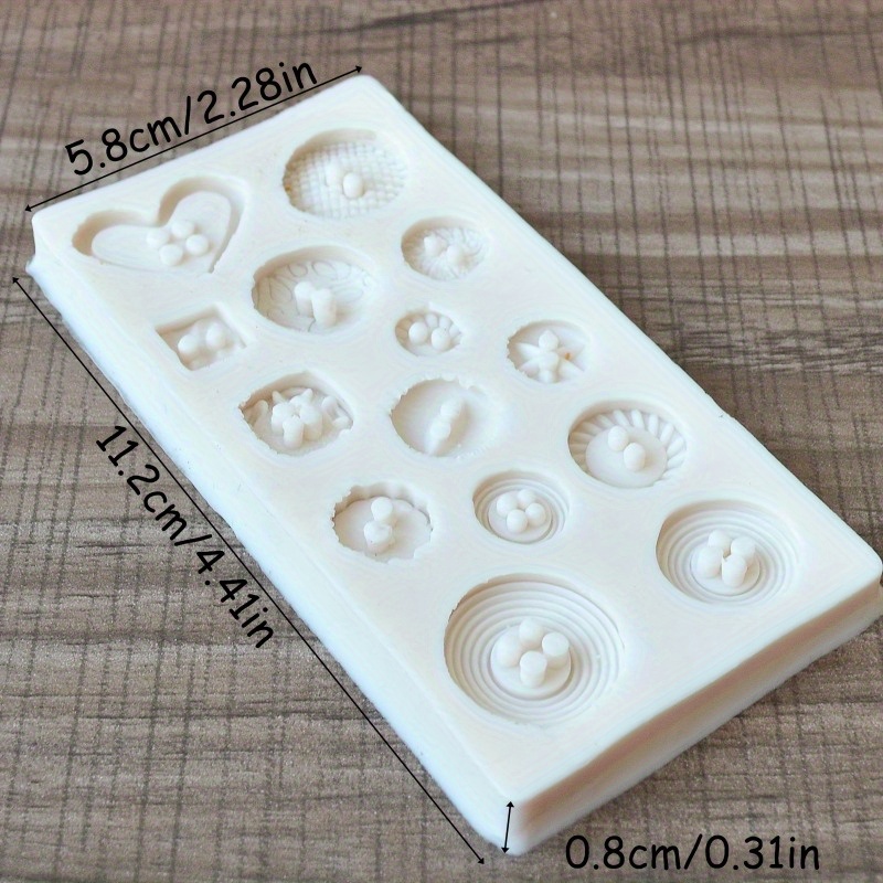 Forma silikonowa do guzików, f – Soap Making Supplies Australia recenzja i cena